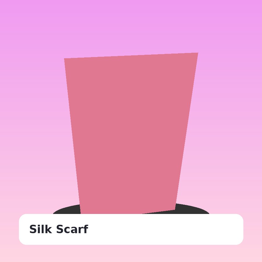 Silk Bloom Scarf