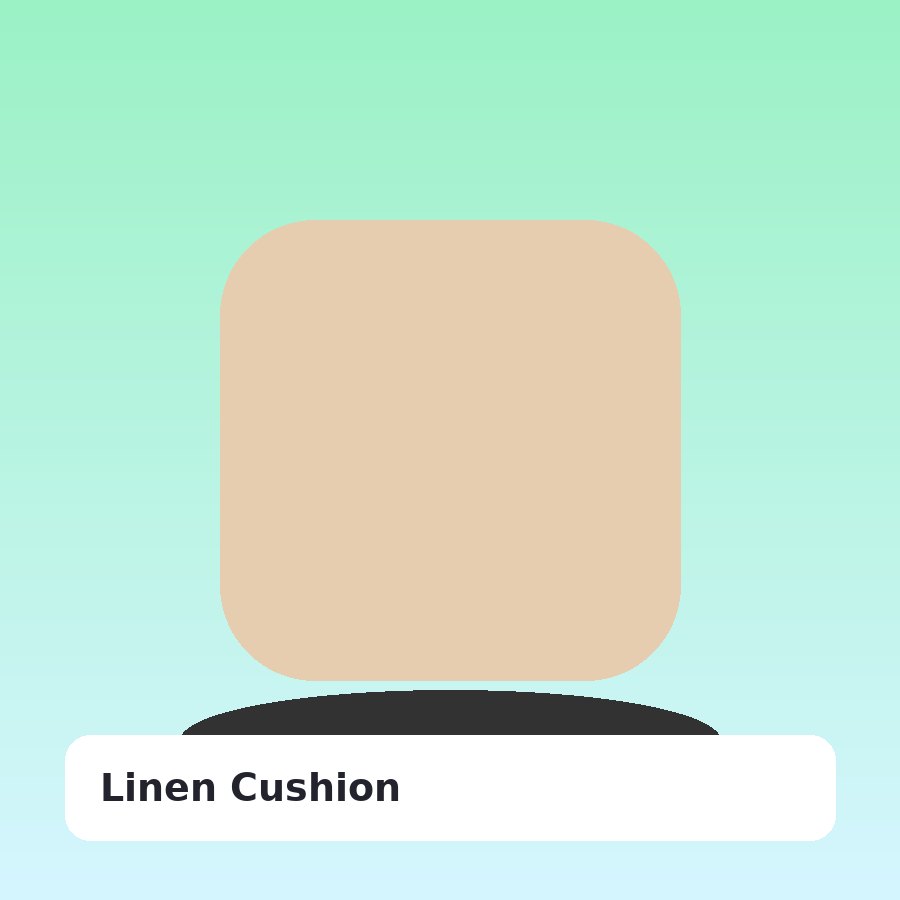 Linen Cushion Earth